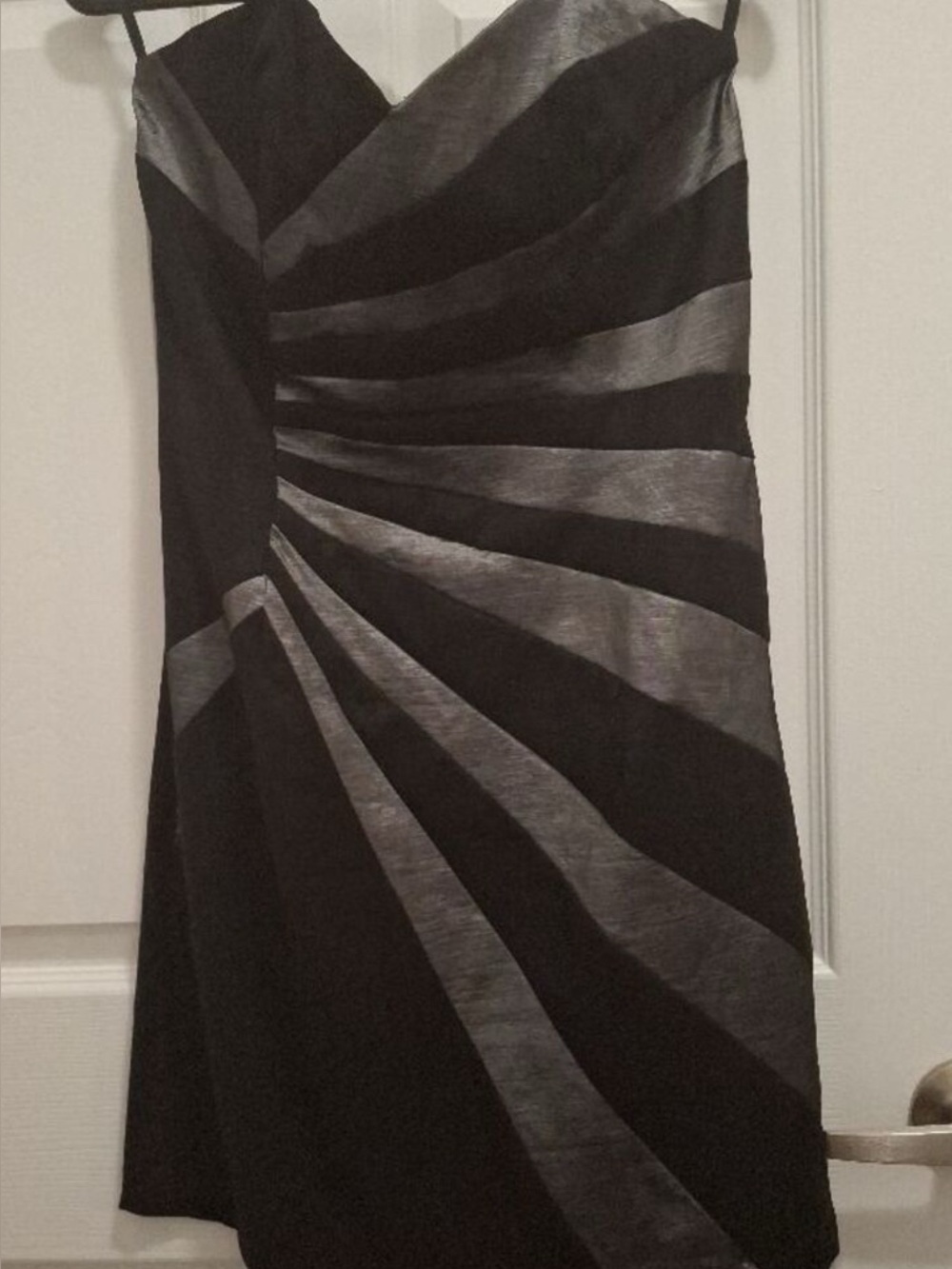 Cache Black and Silver Mini Dress